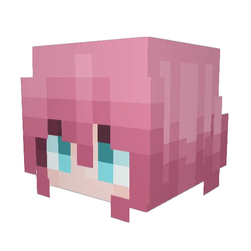 swizzynami Minecraft avatar head, 3D render