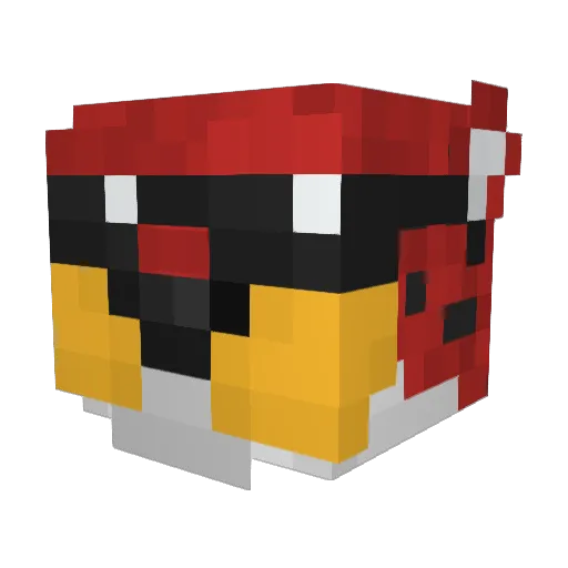 swmps Minecraft avatar head, 3D render