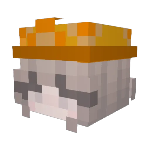 swolloH Minecraft avatar head, 3D render