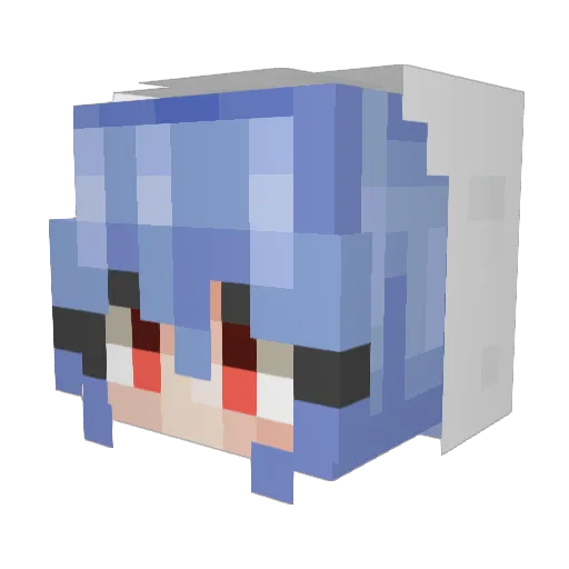 swonsxd Minecraft avatar head, 3D render