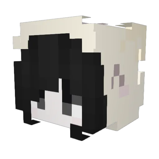 swophi Minecraft avatar head, 3D render