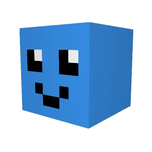 swordmaster47 Minecraft avatar head, 3D render