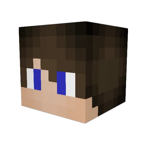 swordsman_x Minecraft avatar head, 3D render