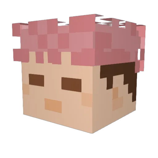 swordtoy Minecraft avatar head, 3D render