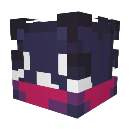 swordwilder Minecraft avatar head, 3D render