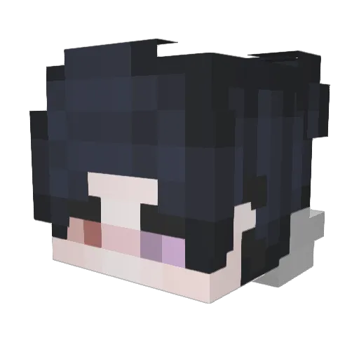 swrvd Minecraft avatar head, 3D render