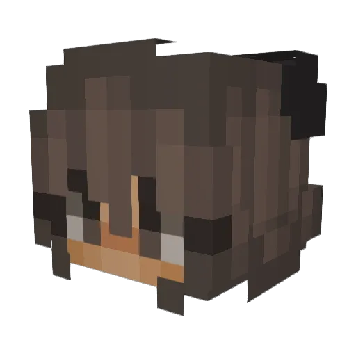 swtchbldbndt Minecraft avatar head, 3D render