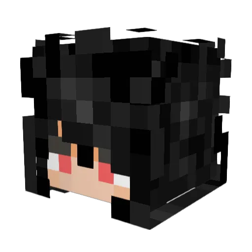 swyswy Minecraft avatar head, 3D render