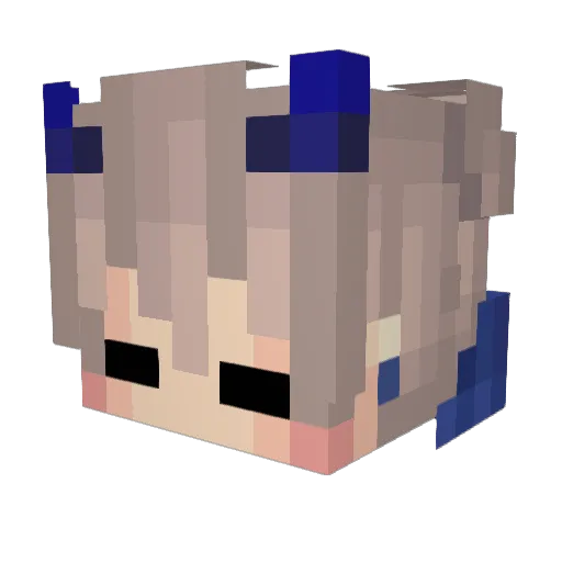 swyuh Minecraft avatar head, 3D render