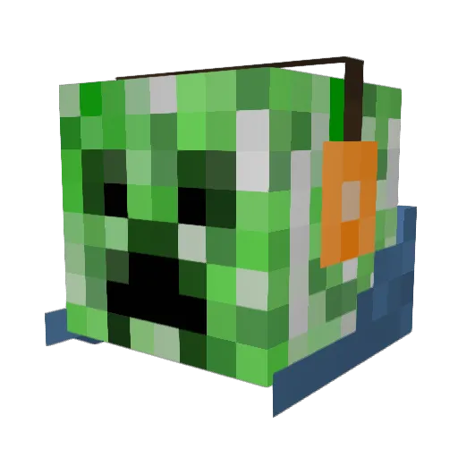 swyvy Minecraft avatar head, 3D render