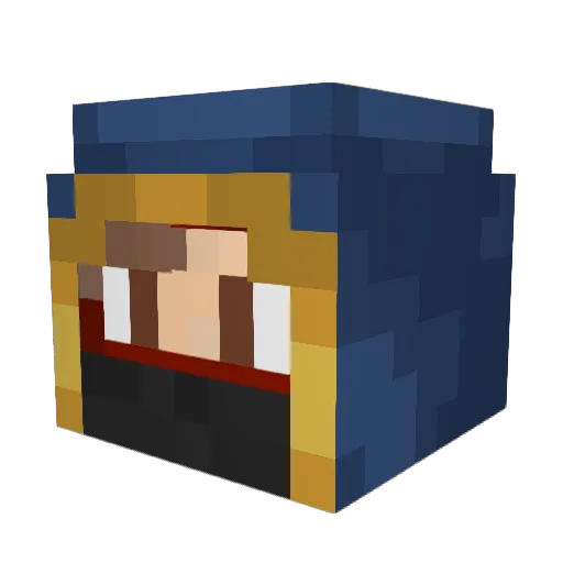 swzo Minecraft avatar head, 3D render