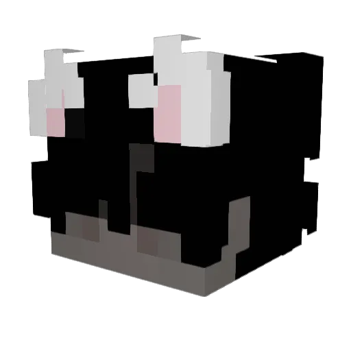sx_3 Minecraft avatar head, 3D render