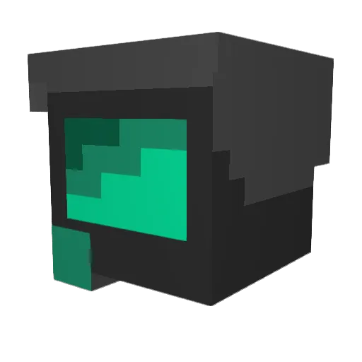 sx_termomix Minecraft avatar head, 3D render