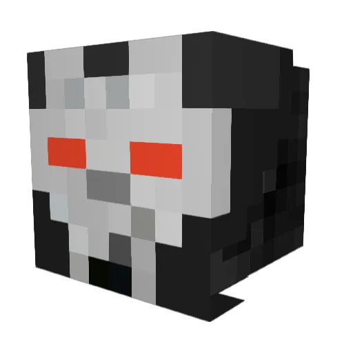 sxbo_tv Minecraft avatar head, 3D render