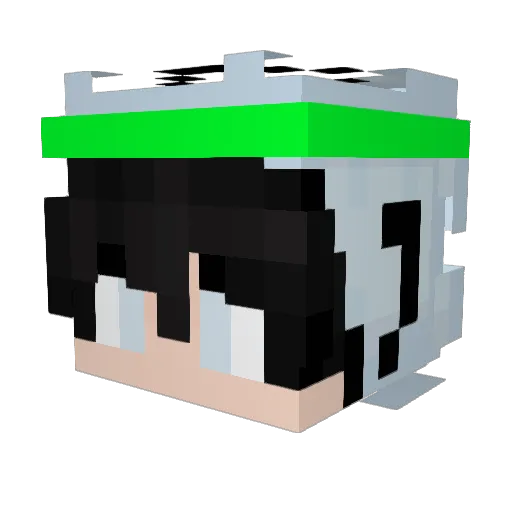 sxbrz Minecraft avatar head, 3D render