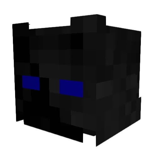 sxfl Minecraft avatar head, 3D render