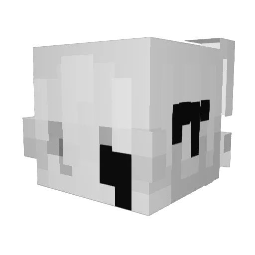 sxit Minecraft avatar head, 3D render