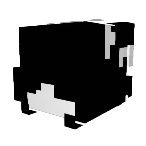 sxiy Minecraft avatar head, 3D render