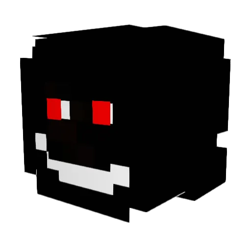 sxizen Minecraft avatar head, 3D render