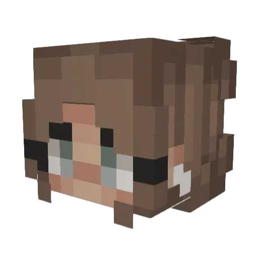 sxke__mxsty Minecraft avatar head, 3D render