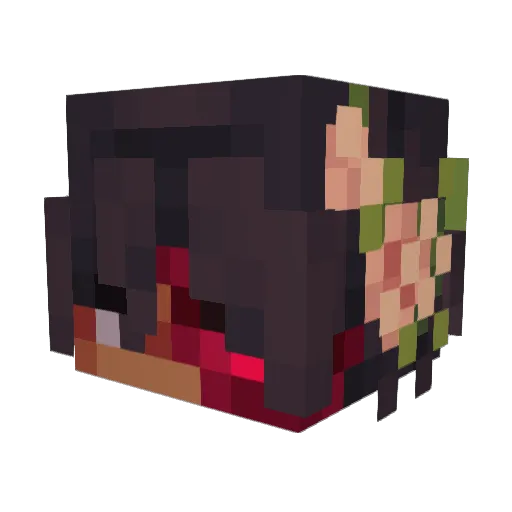 sxlence Minecraft avatar head, 3D render