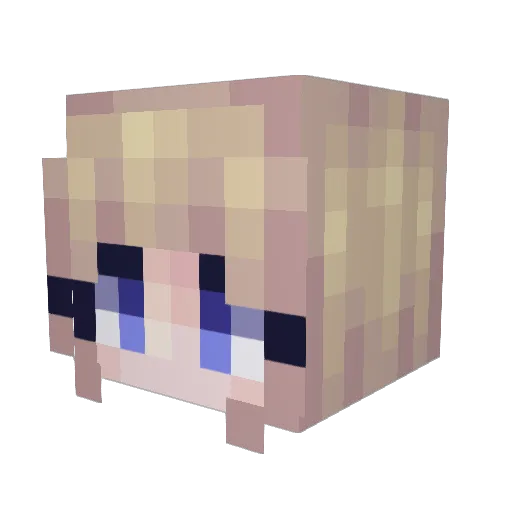 sxllowgh Minecraft avatar head, 3D render