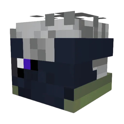 sxlzz Minecraft avatar head, 3D render