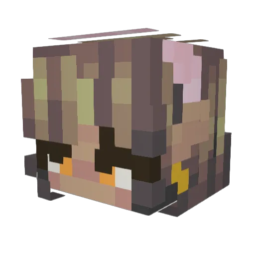 sxmialt Minecraft avatar head, 3D render