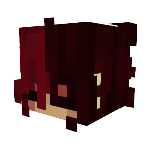 sxmply Minecraft avatar head, 3D render