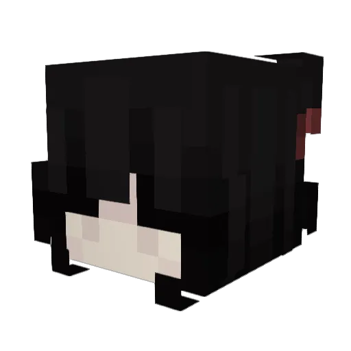 sxos Minecraft avatar head, 3D render