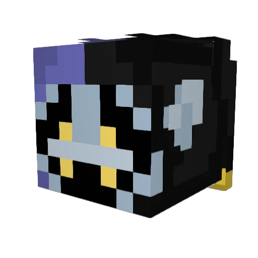sxreammm Minecraft avatar head, 3D render