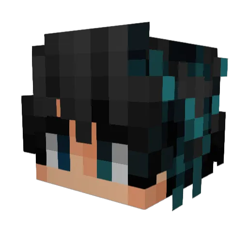 sxrmento Minecraft avatar head, 3D render