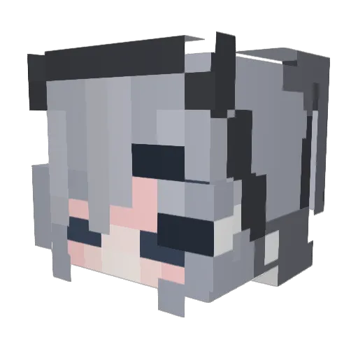 sxtee Minecraft avatar head, 3D render