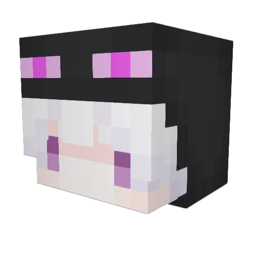 sxvri Minecraft avatar head, 3D render