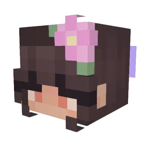 sxvry Minecraft avatar head, 3D render