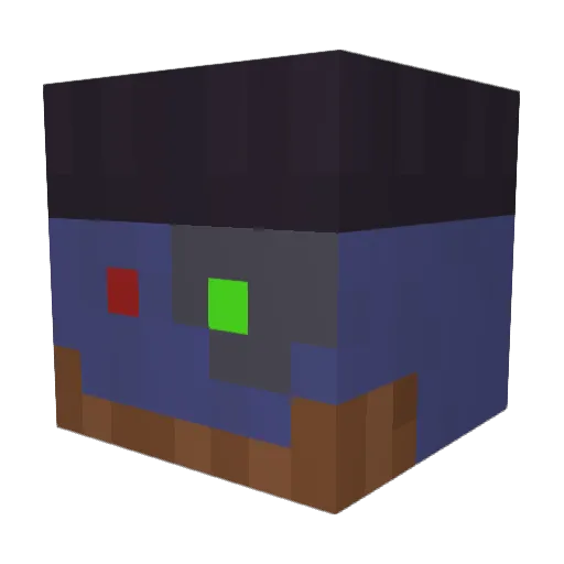 sxx22 Minecraft avatar head, 3D render