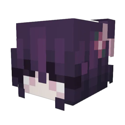 sxxe Minecraft avatar head, 3D render