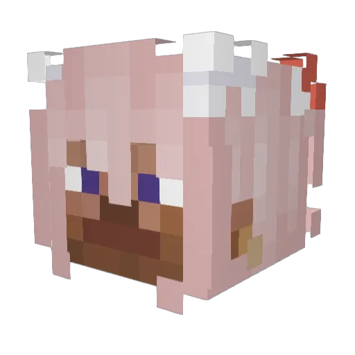 sxyfi Minecraft avatar head, 3D render