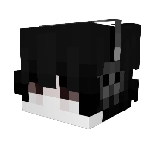 sxzw Minecraft avatar head, 3D render