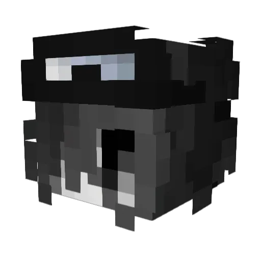 sxzxs Minecraft avatar head, 3D render