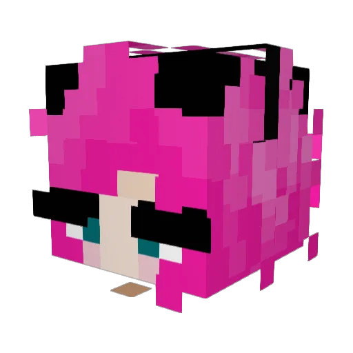 sy7ygy Minecraft avatar head, 3D render