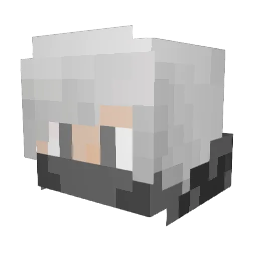 syNKzz Minecraft avatar head, 3D render