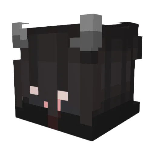 syafizy Minecraft avatar head, 3D render