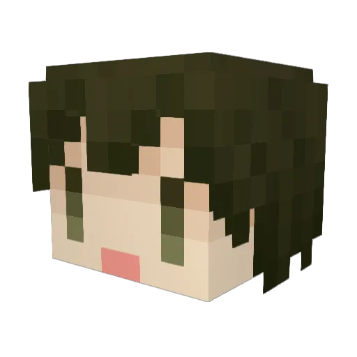 syan5 Minecraft avatar head, 3D render