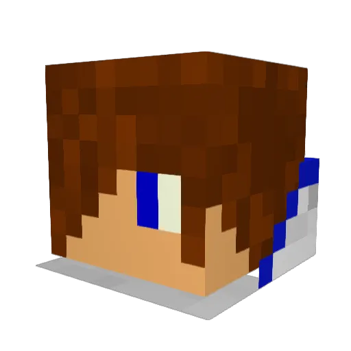 syao1925 Minecraft avatar head, 3D render