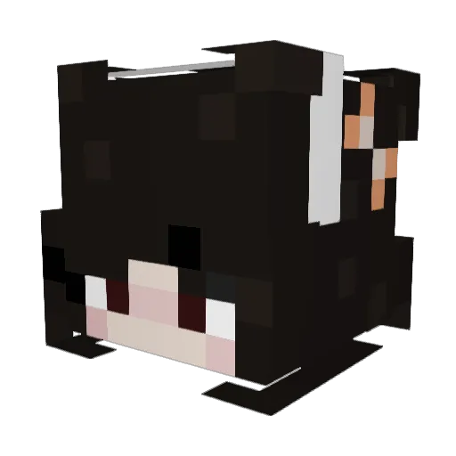 sybrv Minecraft avatar head, 3D render