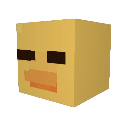 sycho2 Minecraft avatar head, 3D render