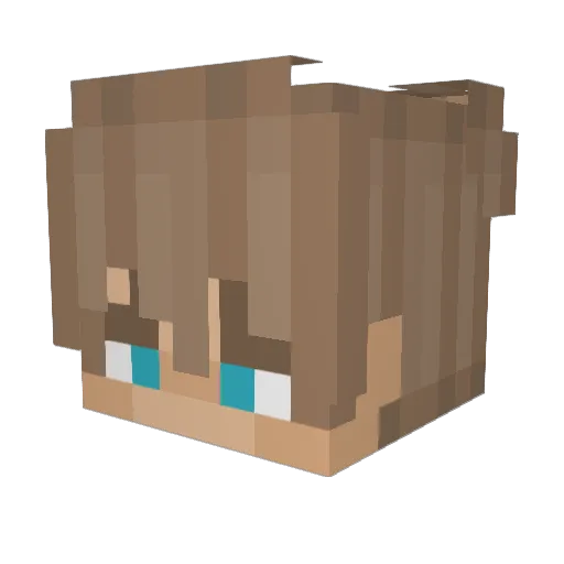 sycho___1 Minecraft avatar head, 3D render
