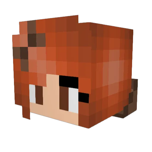 syd3841 Minecraft avatar head, 3D render