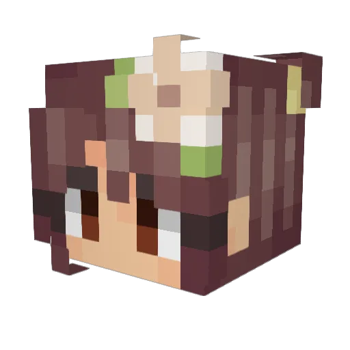 sydhenny Minecraft avatar head, 3D render